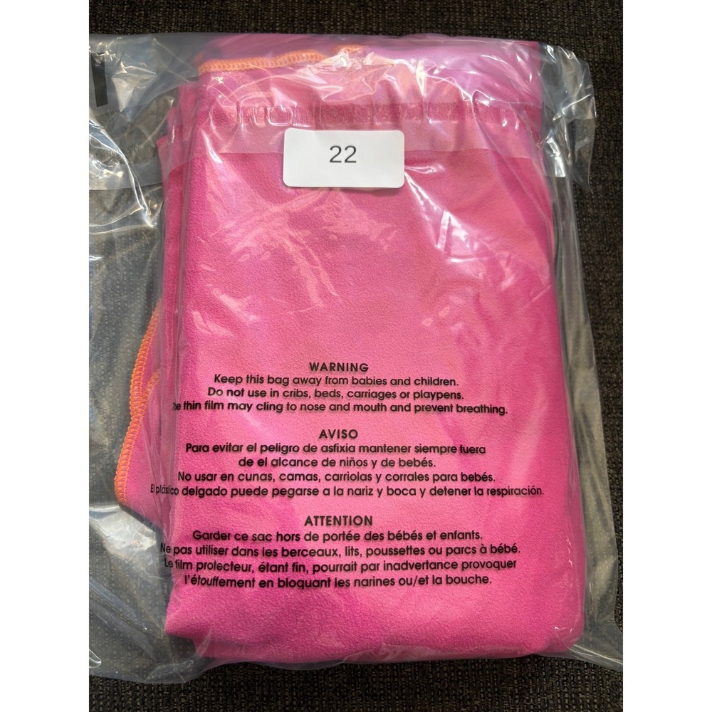 FLYILY Pink Microfiber Hooded Changing Robe Surf Poncho Swim Cover Up - Picture 8 of 8